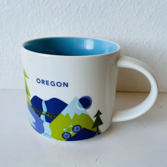 Starbucks Oregon Coffee Mug You Are Here YAH 14oz